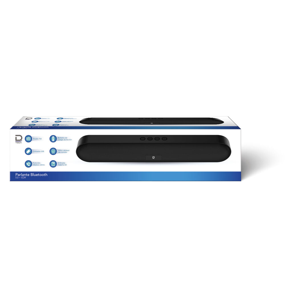 Parlante Bluetooth 5.0 + Edr Negro image number 0.0