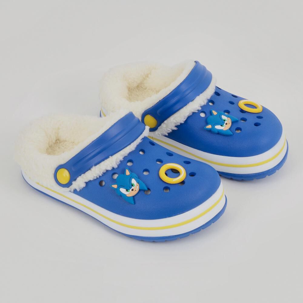 Pantuflas Chiporro Niño Sonic Azul image number 1.0