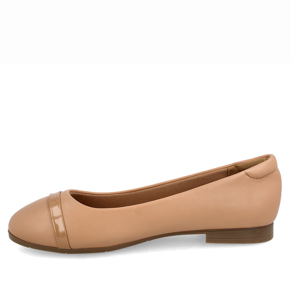 Ballerina Mujer Bata Claudine Nude image number 1.0