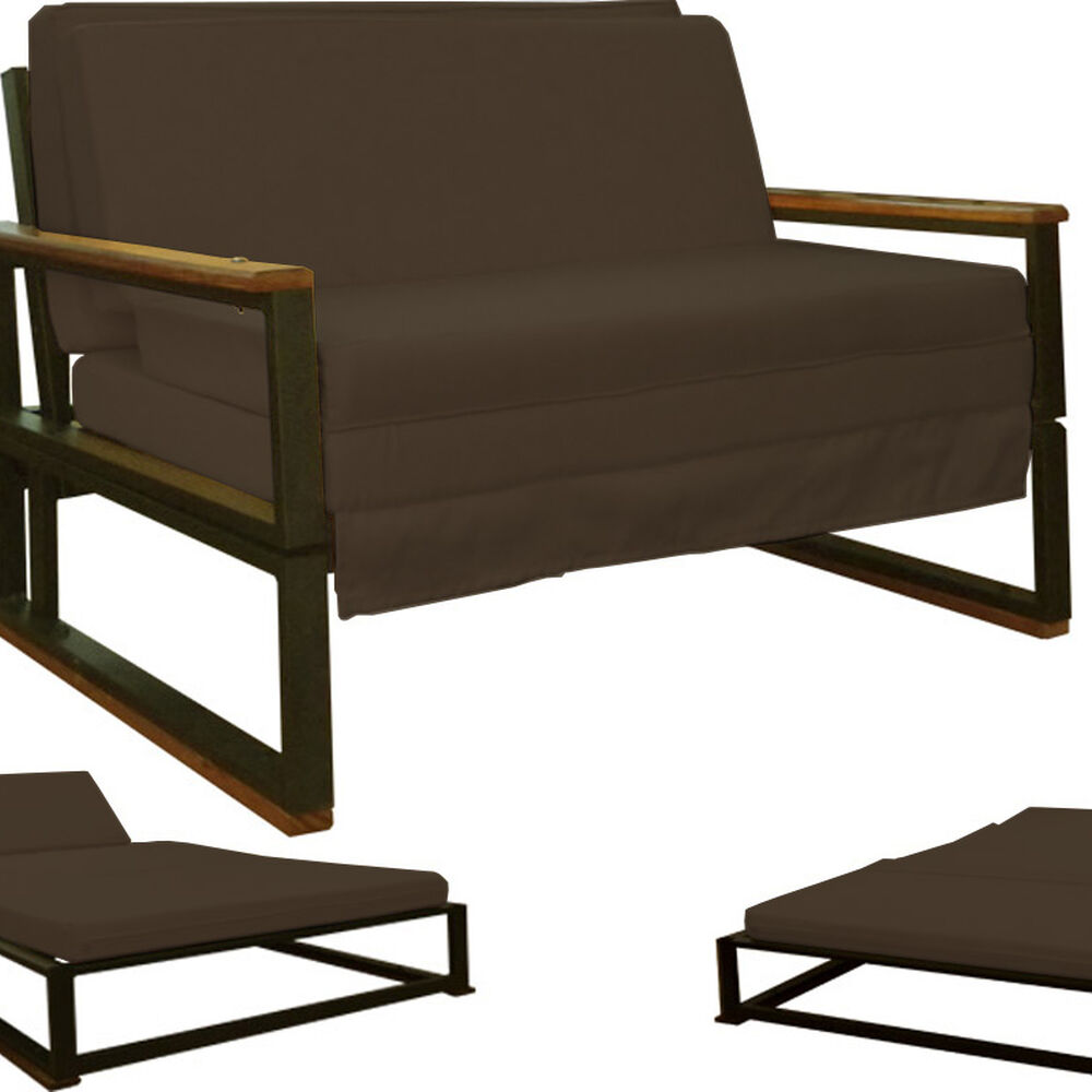 Futon Folk 1 Plaza " Chocolate" image number 1.0