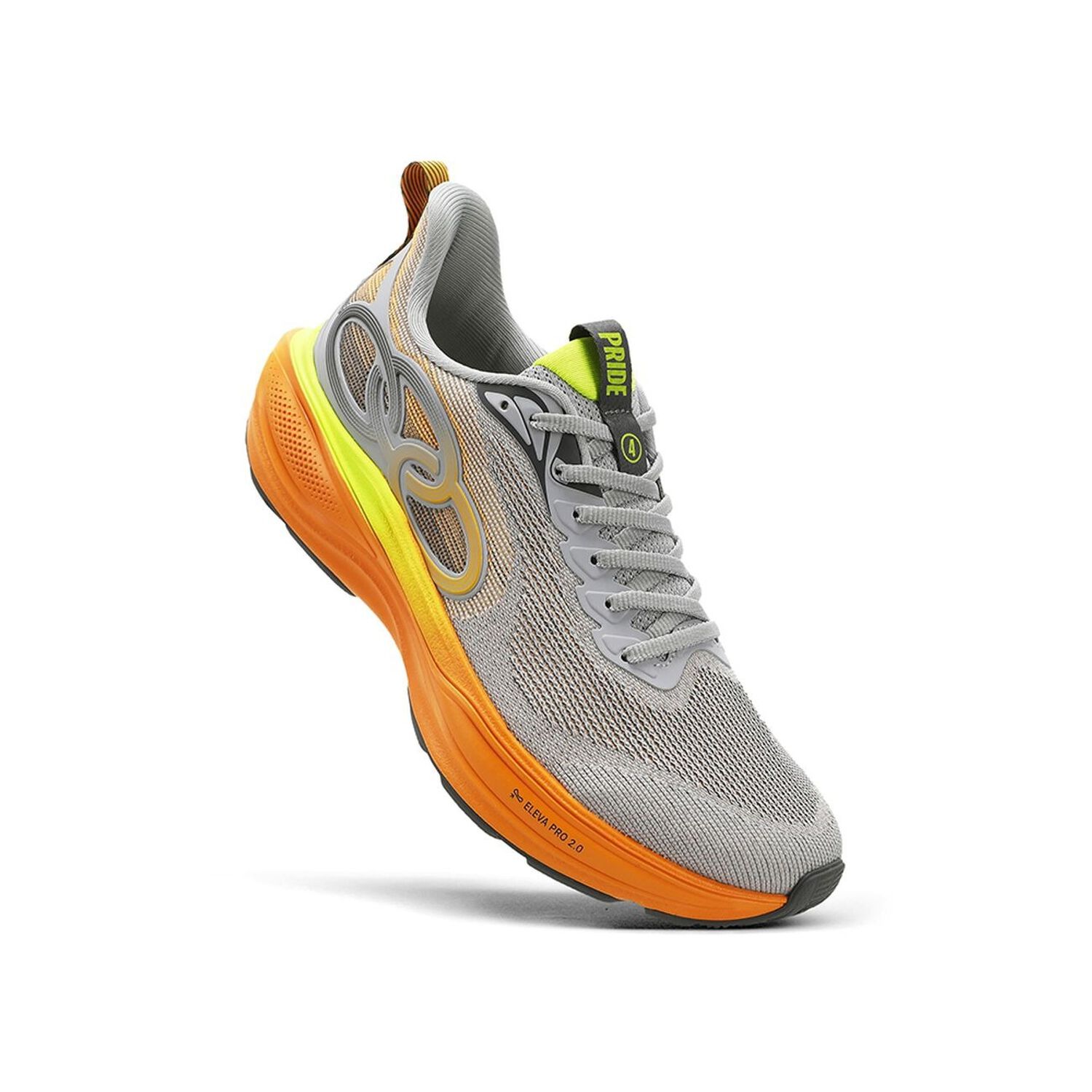 Zapatilla Running Mujer Pride 4 Gris/naranja image number 1.0