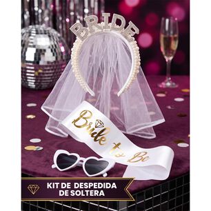 Kit Despedida Novia Bride To Be Velo Vanda