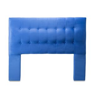 Respaldo Sevilla Con Patas Felpa King Azul