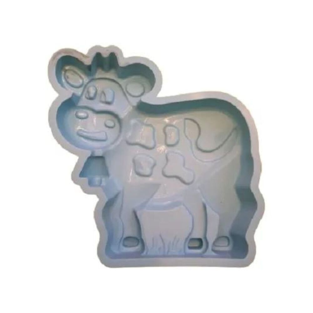 Molde Silicona 15x15cm Para Hornear Dise&ntilde;o Vaquita Reposteria image number 2.0