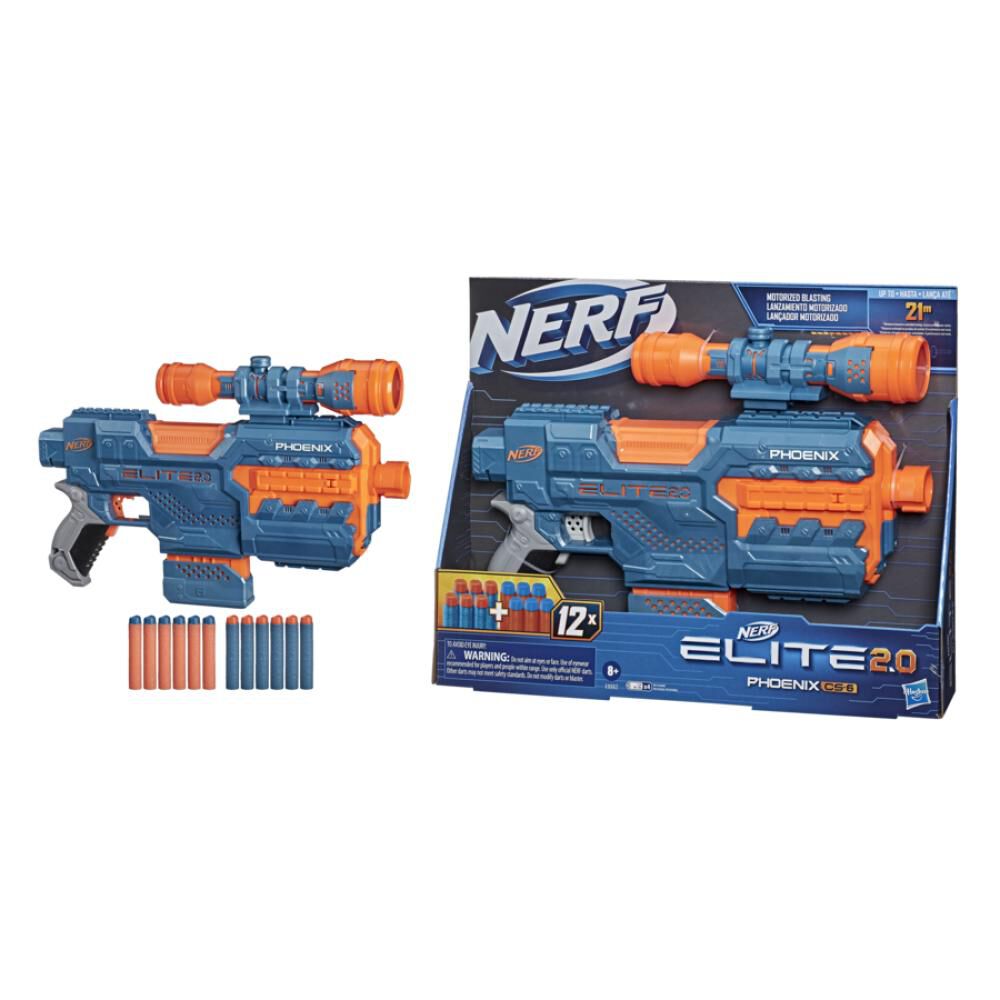 Lanzador Motorizado Nerf Elite 2.0 Phoenix Cs-6 image number 3.0