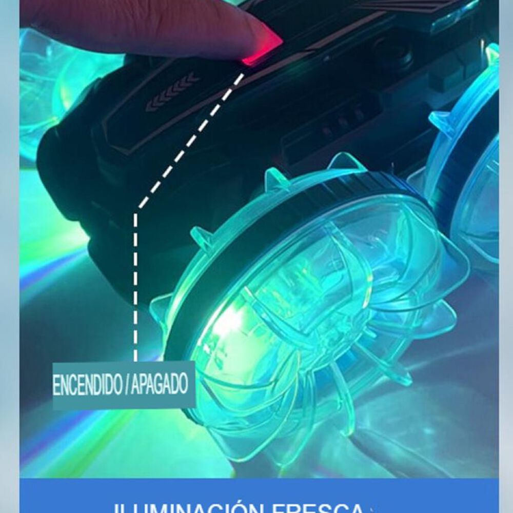 Auto Coche A Control Remoto Anfibio Y Tierra Todoterreno Led image number 5.0