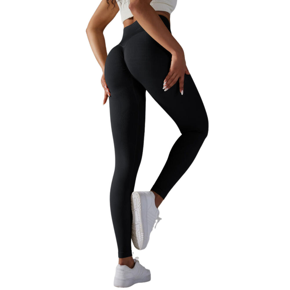 Calzas Leggings Push Up Solido Sukha Negro image number 0.0
