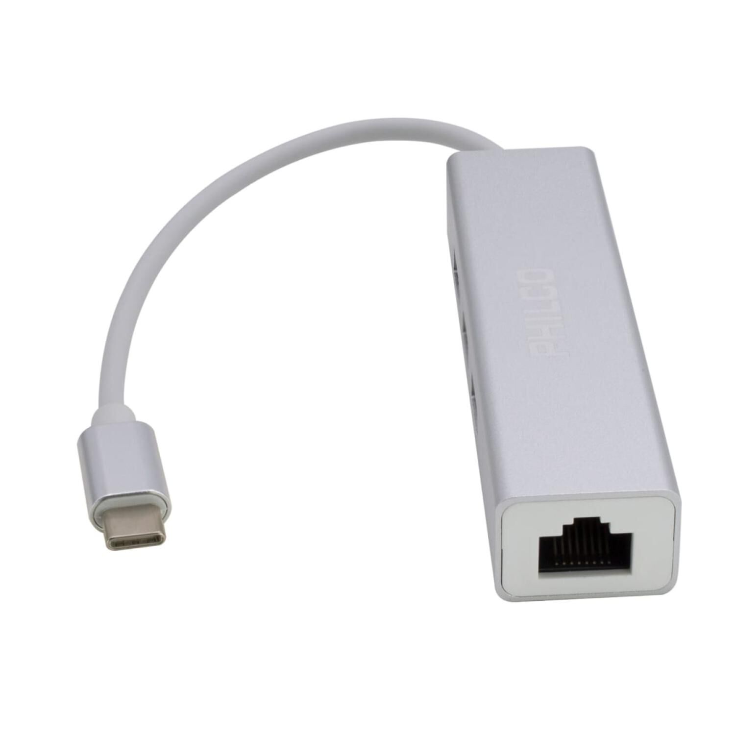 Adaptador Hub Usb C A Usb Y Rj45 Otg B42180 image number 2.0