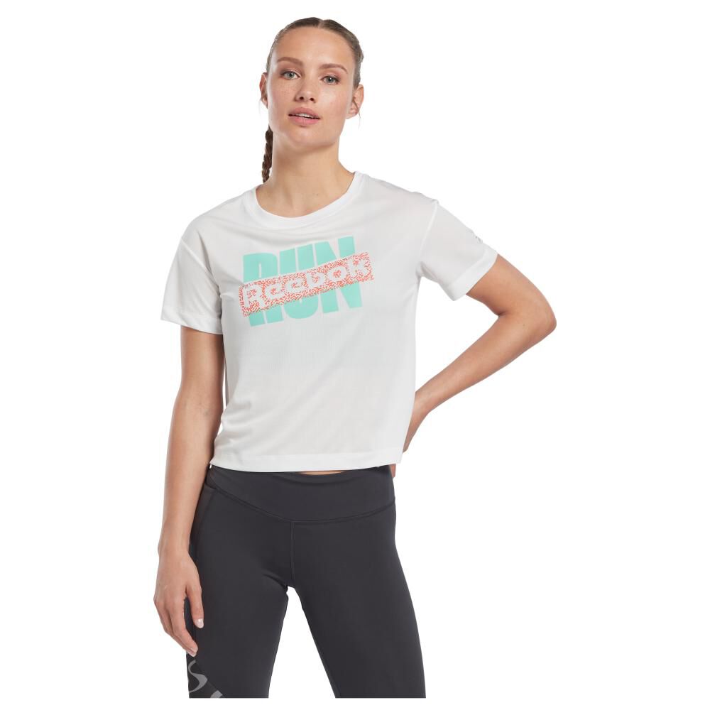 Polera Deportiva Manga Corta Mujer Run Reebok image number 0.0