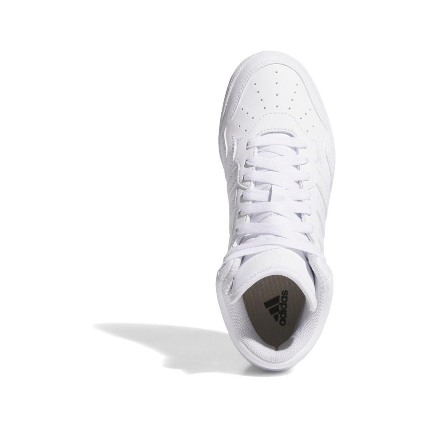 Zapatilla Urbana Unisex Adidas Hoops 4.0 Mid J Blanco image number 4.0