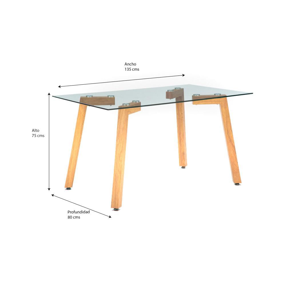 Juego De Comedor Spazzio Jockey 6 Personas image number 1.0