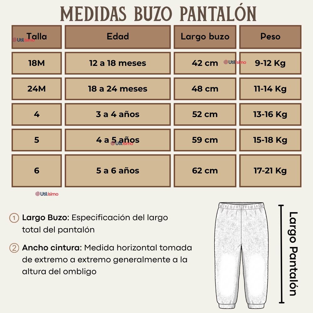 Conjunto 2 Piezas Buzo Poler&oacute;n Pantal&oacute;n Bebe Ni&ntilde;a Poli&eacute;ster Beige image number 4.0