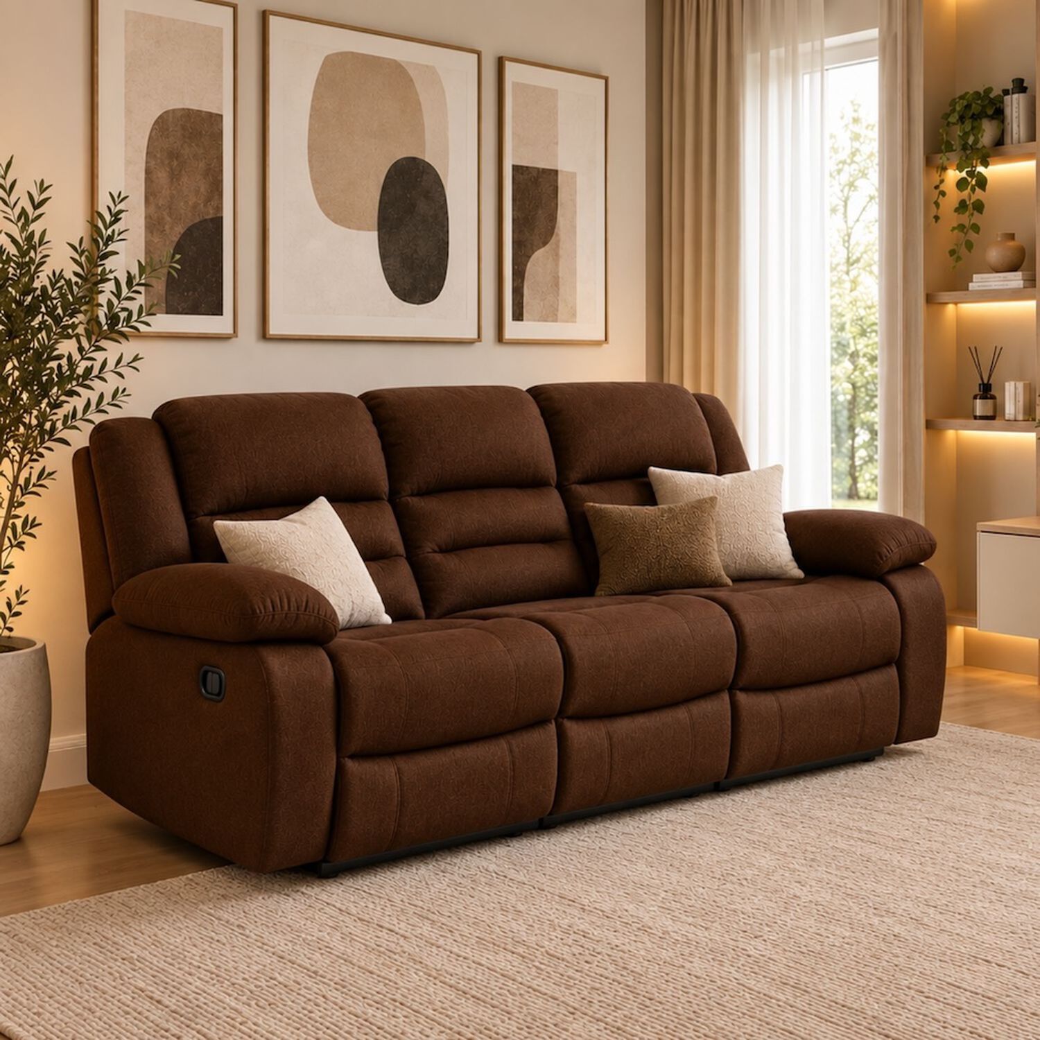 Sof&aacute; 3 Cuerpos Reclinable Martell Daniels 98060s image number 0.0
