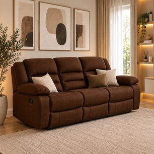 Sof&aacute; 3 Cuerpos Reclinable Martell Daniels 98060s
