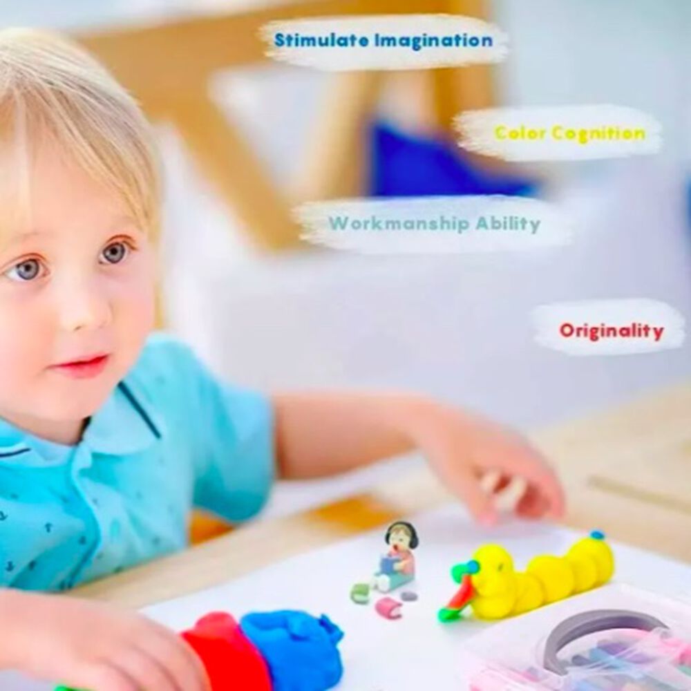 Arcilla Polim&eacute;rica De 32 Colores Con Accesorios image number 2.0