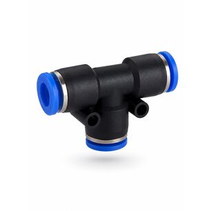 Conector Tee 6mm, Neumatico Bloqueo Antideslizante 3 Vias