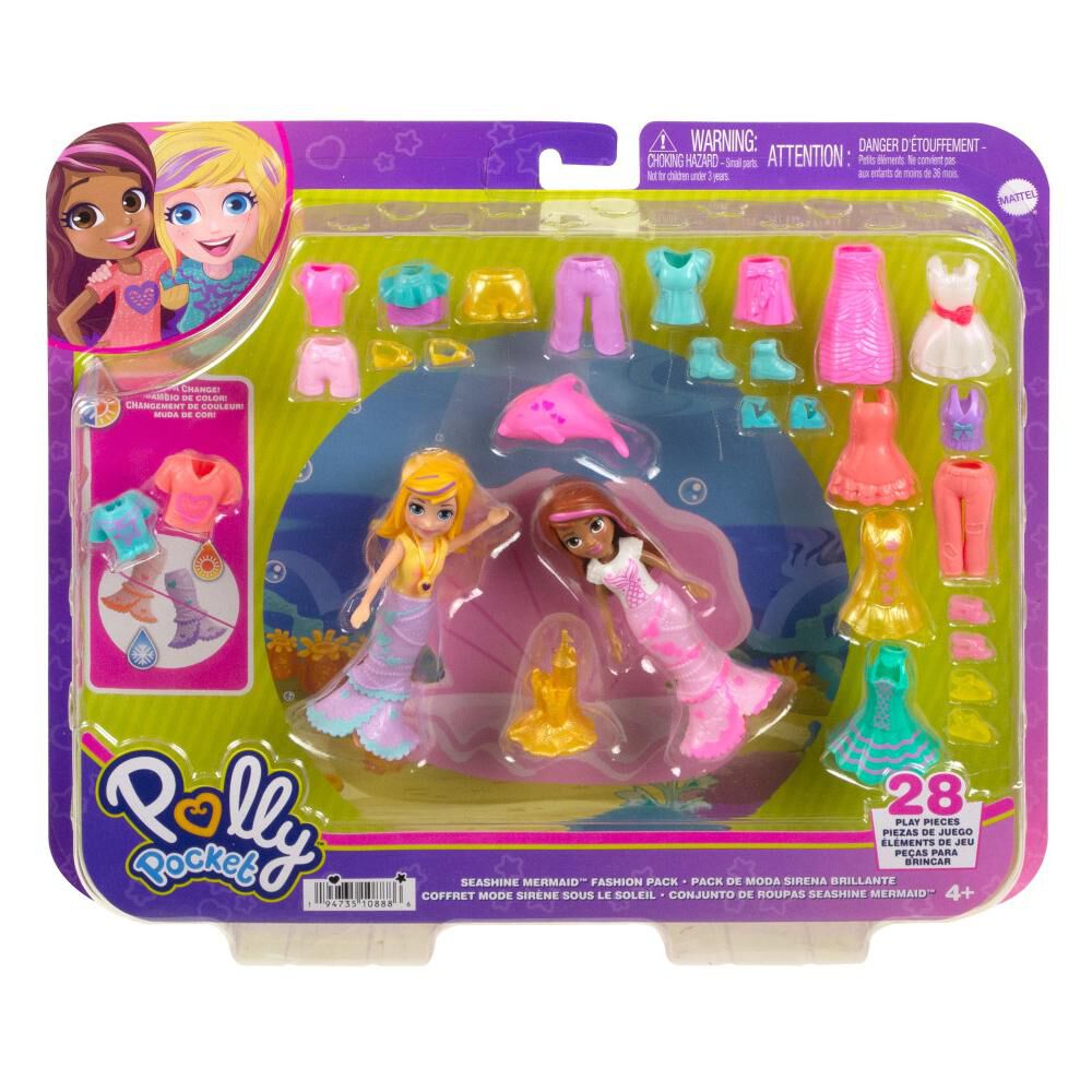 Set De Juegos Mini Muñecas Polly Pocket Hnf51 image number 5.0