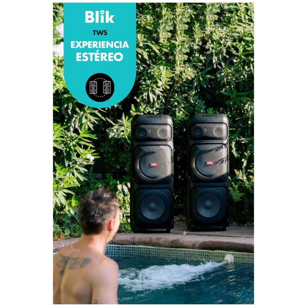 Parlante Bluetooth Portatil 200w Karaoke Rgb Lightup700 image number 5.0