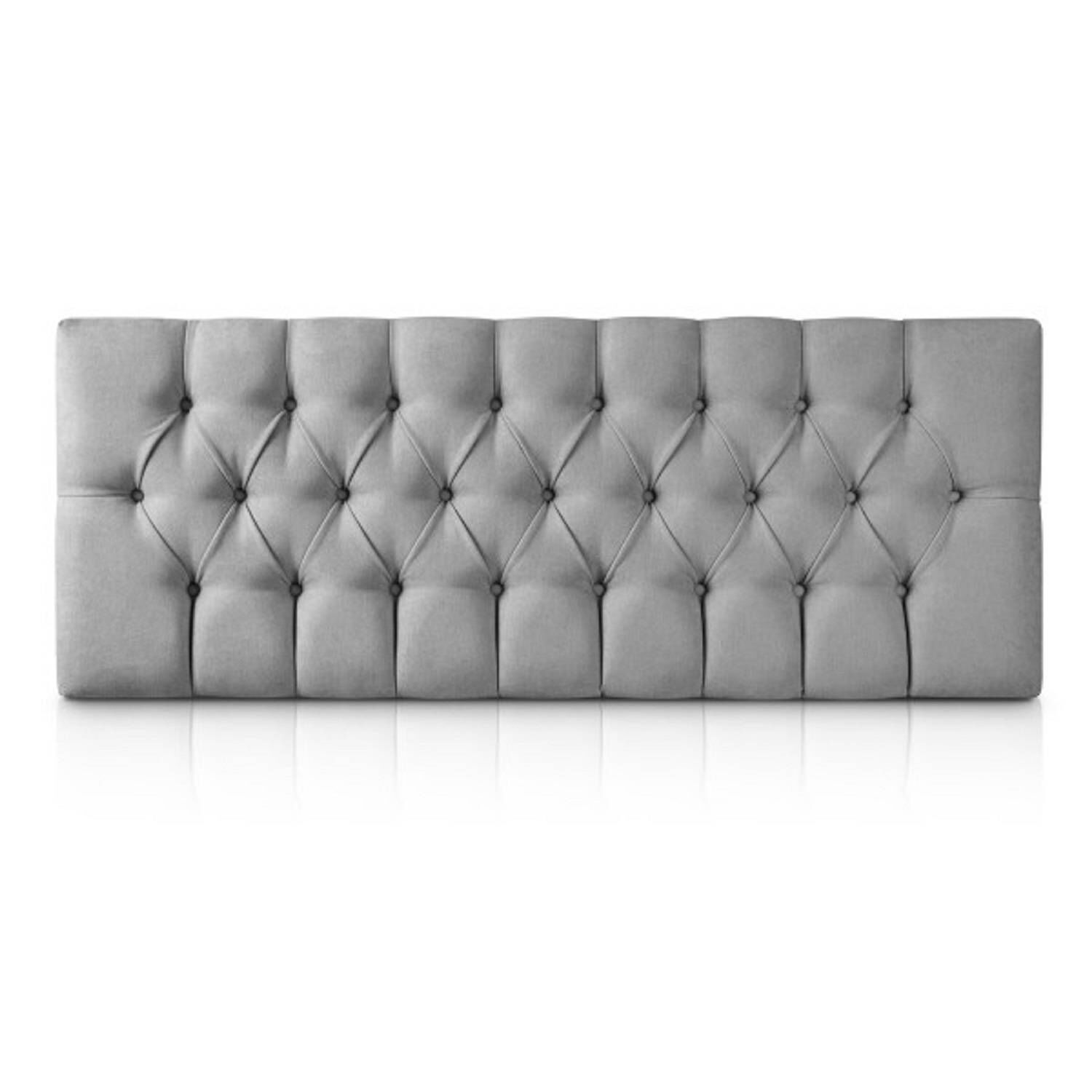 Respaldo Capitone Antonia Hvm 2p Gris image number 1.0