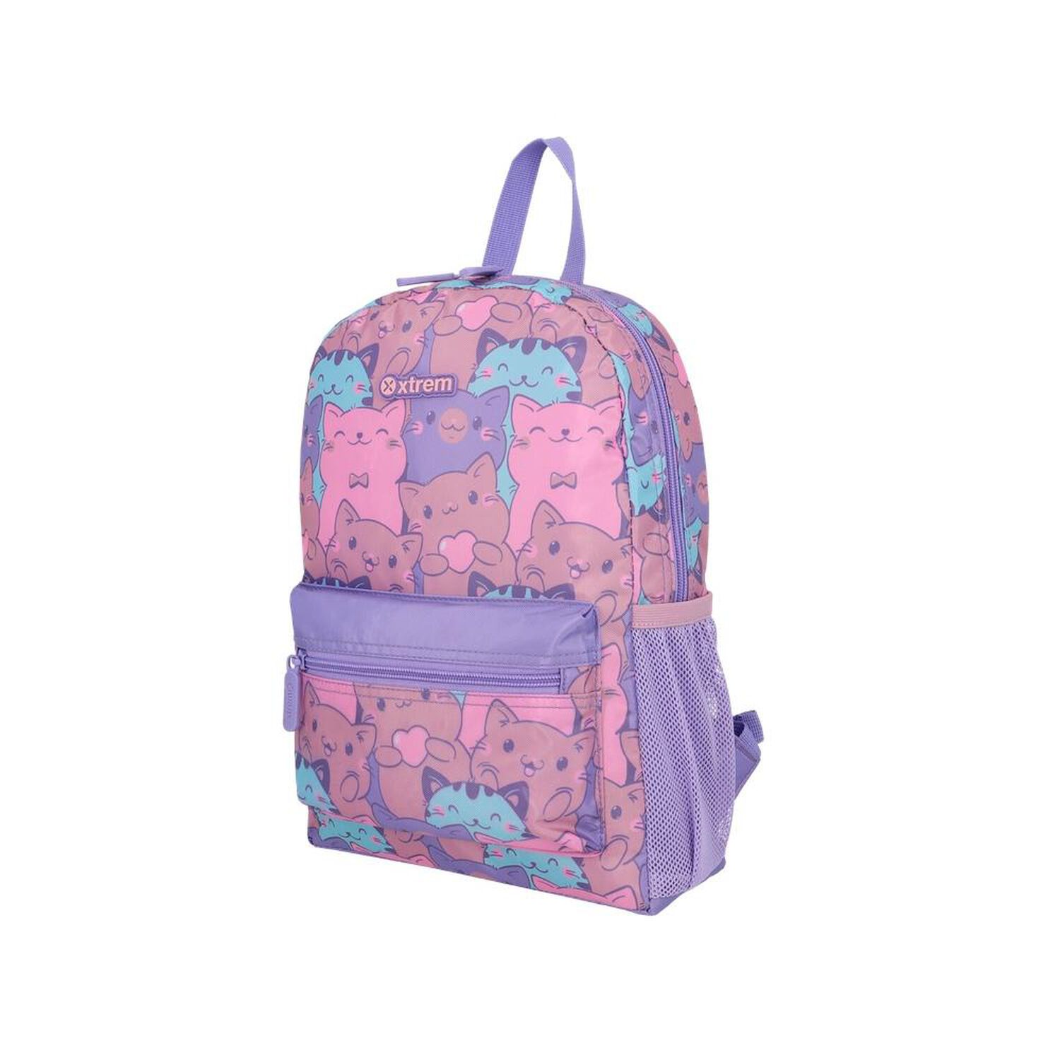 Minipack 6xt Mochila Ni&ntilde;a Xtrem Gatos Lila image number 1.0