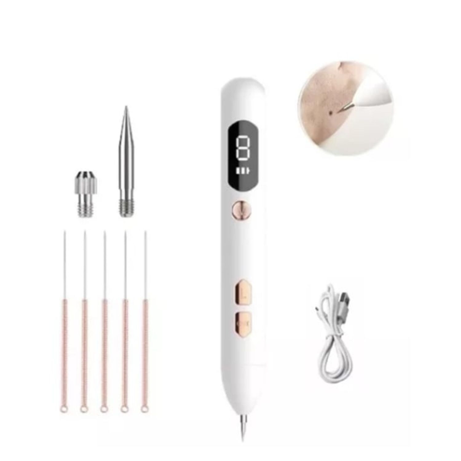 Removedor Acne Puntos Negros 5 Agujas 17cm Mole Spot Beauty image number 3.0