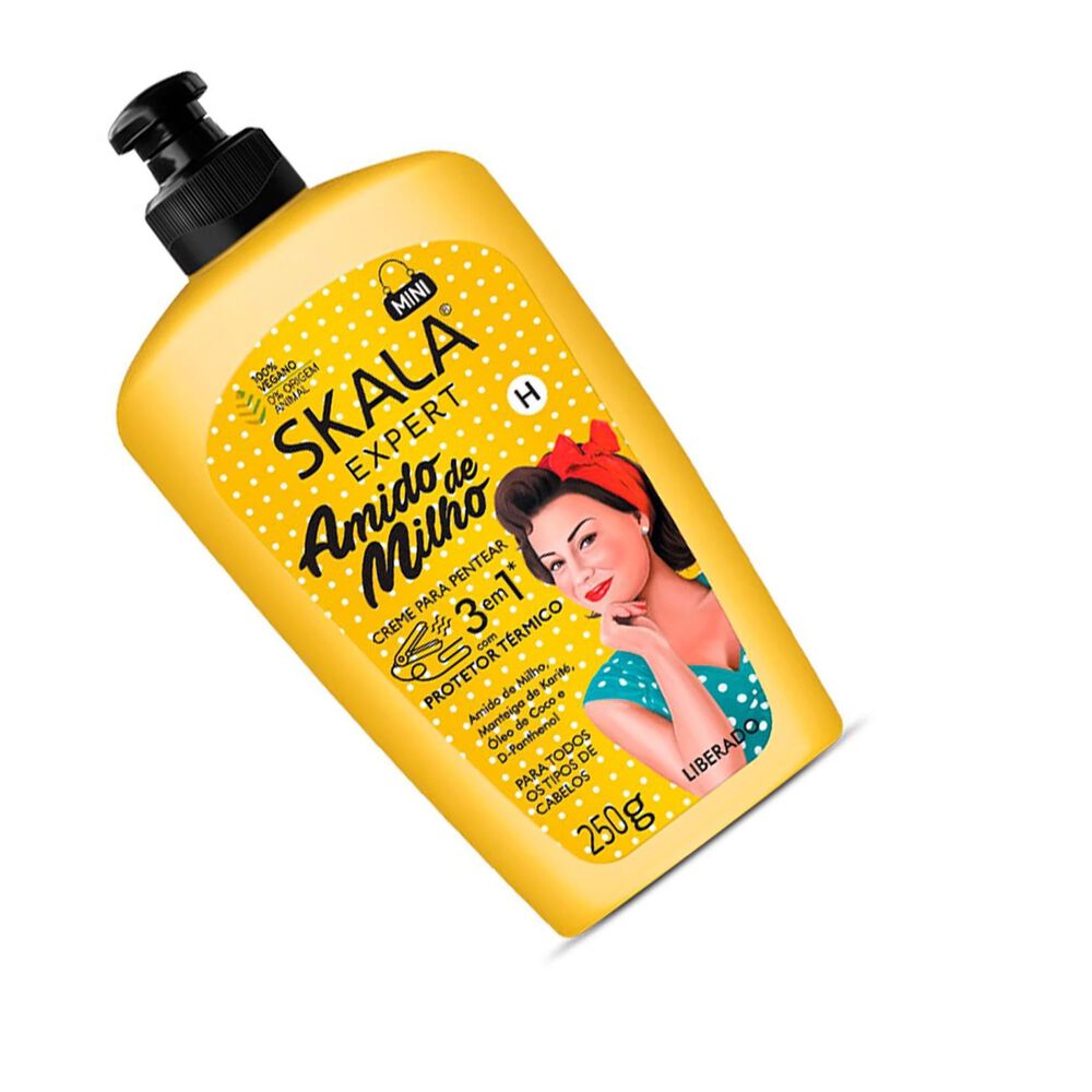 Crema Para Peinar 3en1 Almid&oacute;n De Maiz Skala Expert 250 G image number 1.0