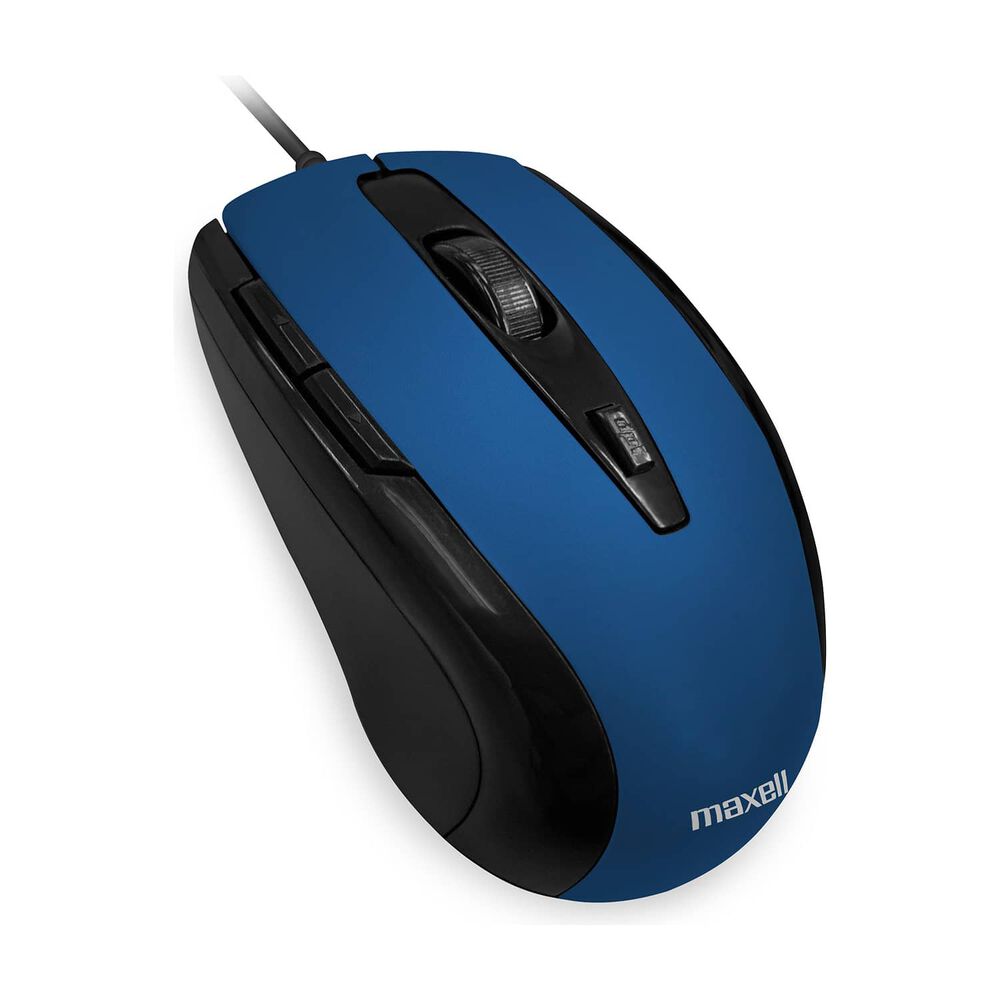 Mouse &Oacute;ptico Maxell 5 Botones Mowr-105 Azul image number 1.0