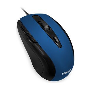 Mouse &Oacute;ptico Maxell 5 Botones Mowr-105 Azul