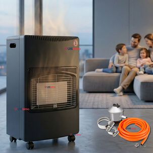 Calefactor A Gas Licuado 5kg A 15kg Plegable Interior Exterior Con Accesorios