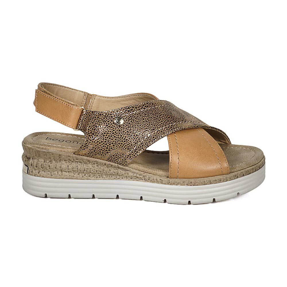 Sandalia Ceren Beige image number 1.0