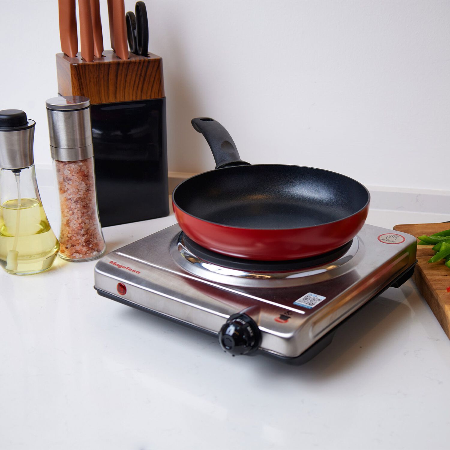 Cocina Electrica Magefesa Dinamic Inox Mgf8013 image number 4.0