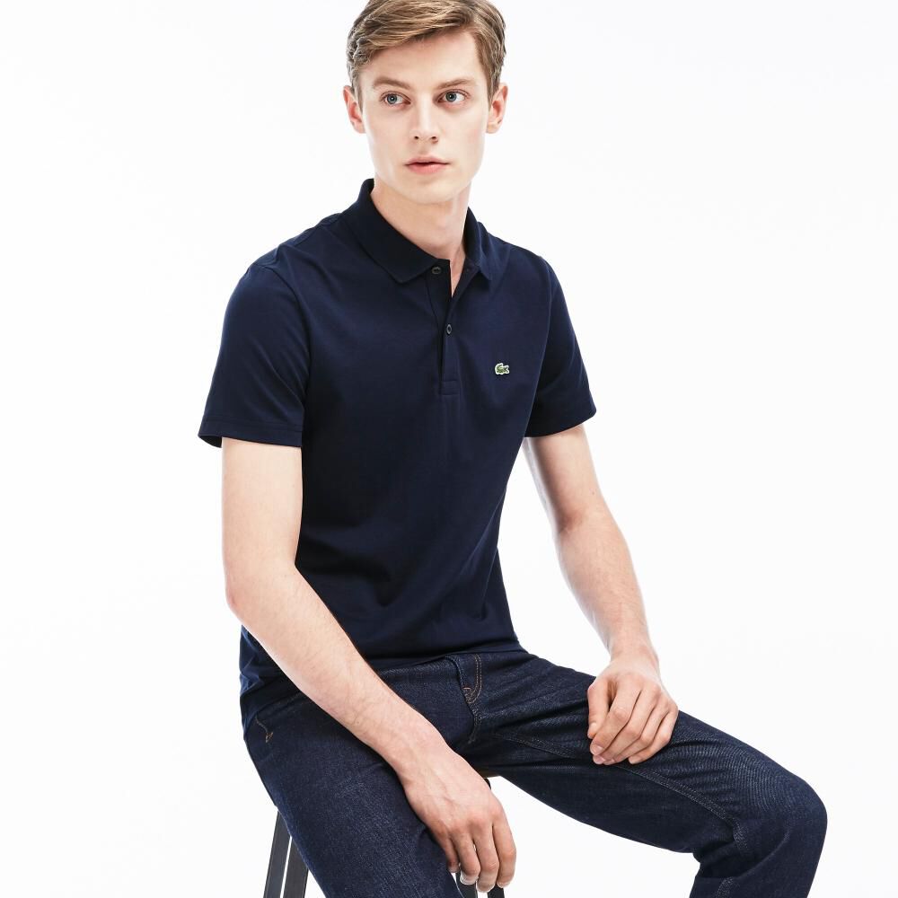 polera lacoste blanca