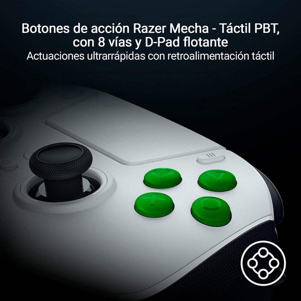 Control Joystick Inal&aacute;mbrico Razer Raiju V3 Pro Pc Ps5 White image number 5.0