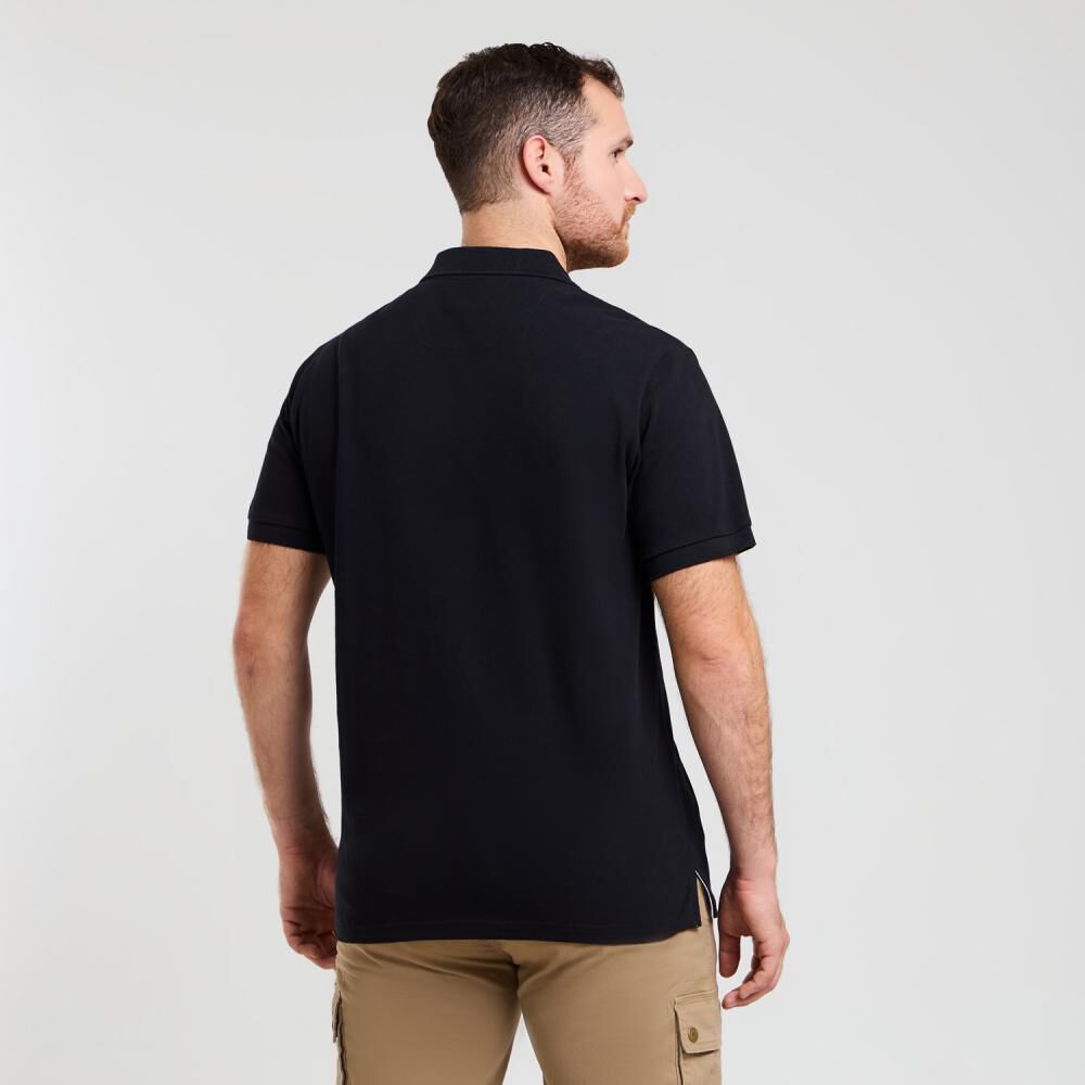 Polera Lisa Regular Manga Corta Cuello Piqu&eacute; Hombre Peroe image number 3.0