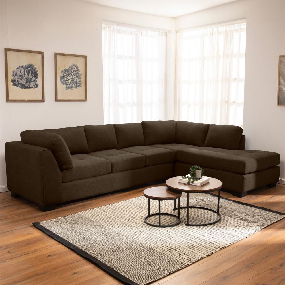 Sof&aacute; Seccional Living Factory Londres Derecho / 7 Cuerpos image number 0.0