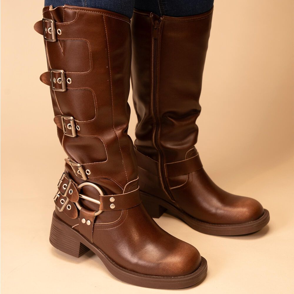 Bota Mujer Caf&eacute; Farid Thunder Blue image number 1.0