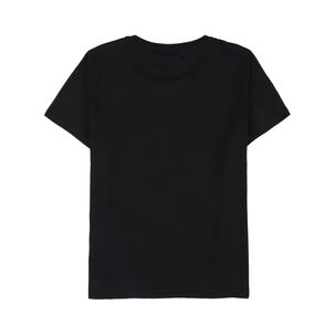 Polera Lisa Estampado Delantero Manga Corta Cuello Redondo Mujer Geeps