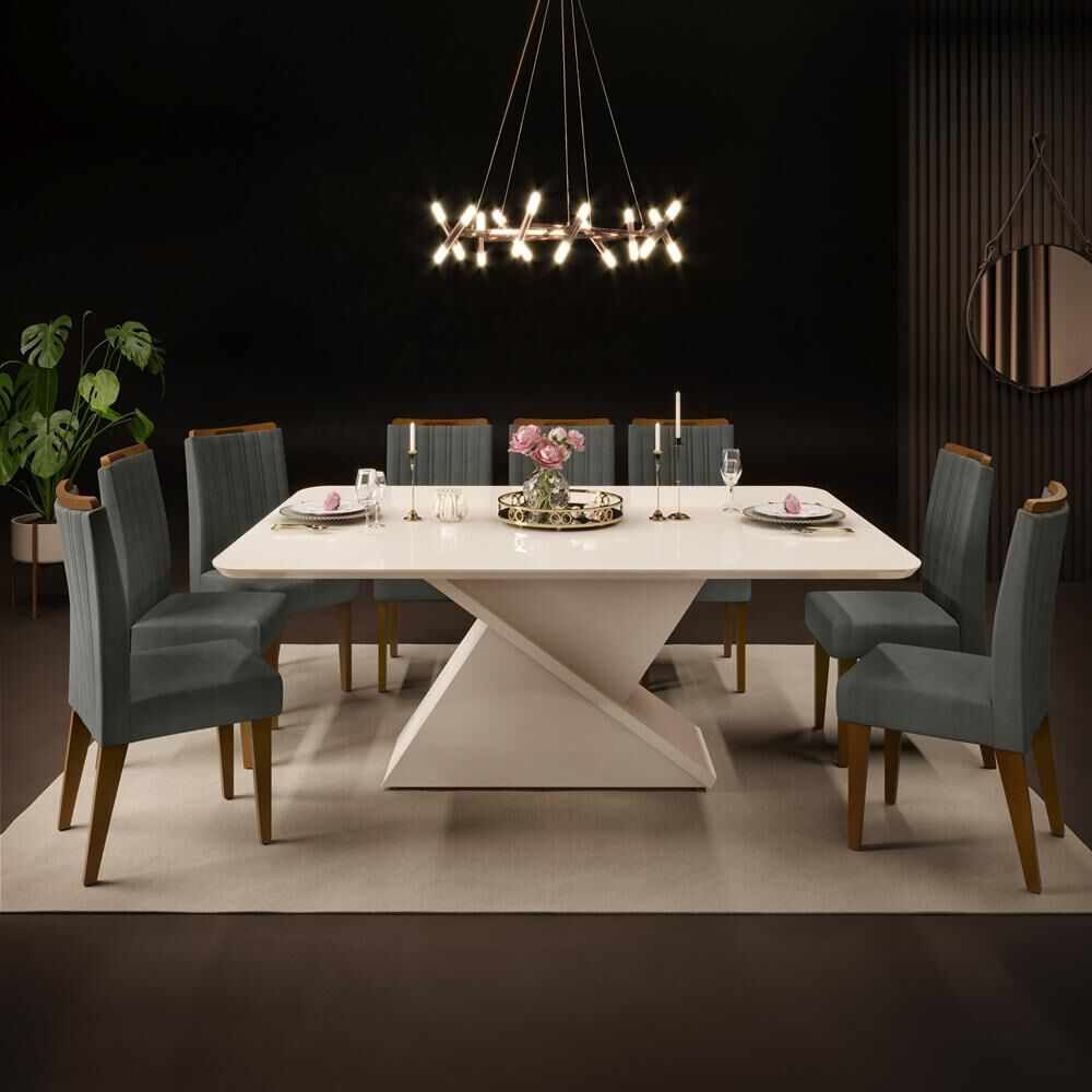 Juego De Comedor Di Poretti Design Zafira / 8 Sillas image number 6.0