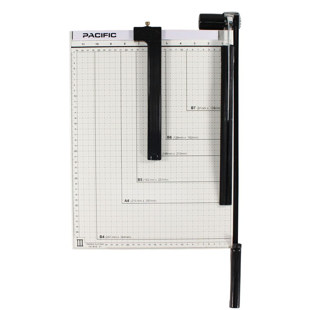 Guillotina A4 Metalica 12 Hojas Con Regla Paralela - Ps image number 0.0