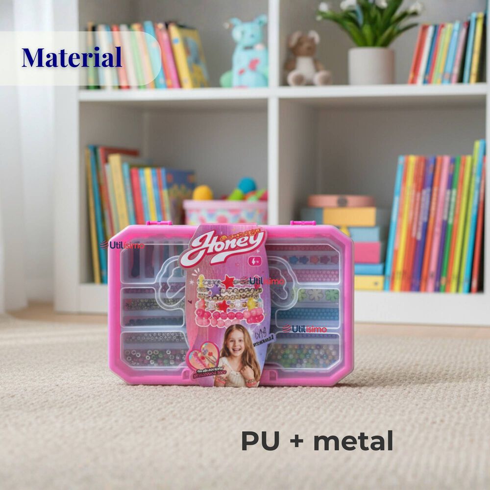 Set De Mostacillas Juguete Para Armar Crear Pulseras Y Collares image number 5.0