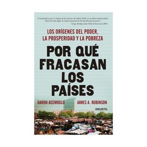 Por Qué Fracasan Los Países (tapa Rústica) - Daron Acemoglu | Libro