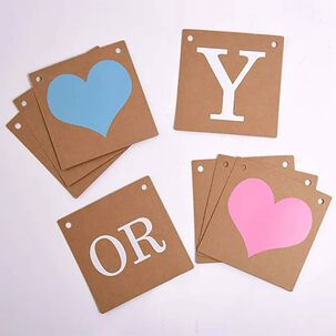 Guirnalda Banderines De Baby Shower Cotillon Revelacion