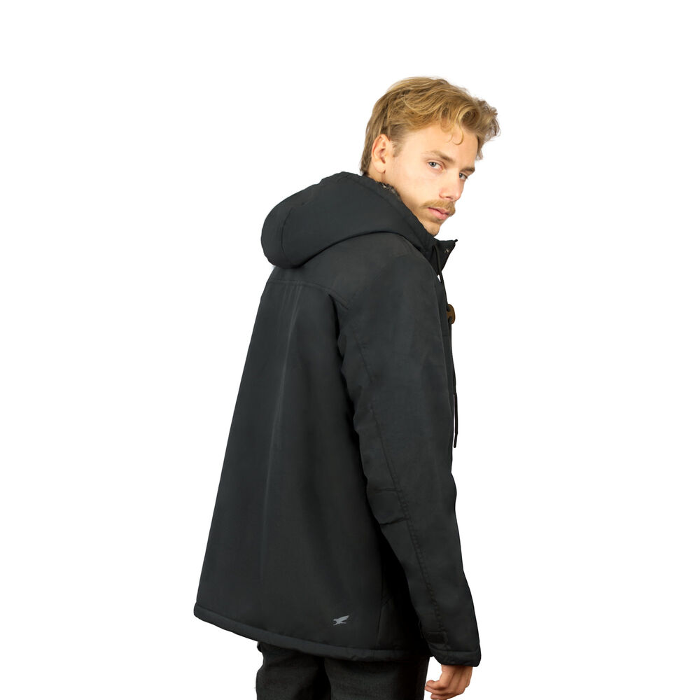 Chaqueta Impermeable Chiporro Unexplored V2 Negro Hombre Falcone image number 0.0