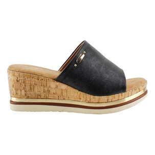Sandalia Mujer New Walk Sandalia Negro