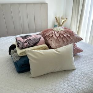 Set Renovaci&oacute;n Verano Dormitorio 6 Piezas | Rosa & Azul
