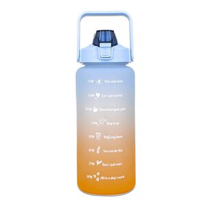 Pack 2 Botellas Agua Motivacionales De 2 Litros Y 900 Ml