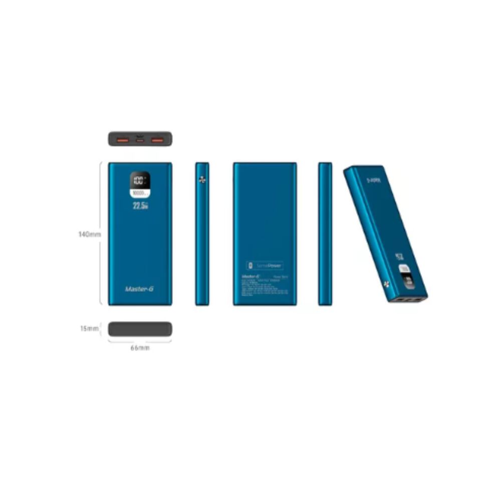 Batería Externa Power Bank 10000 Mah 22.5w Master-g Portátil image number 7.0