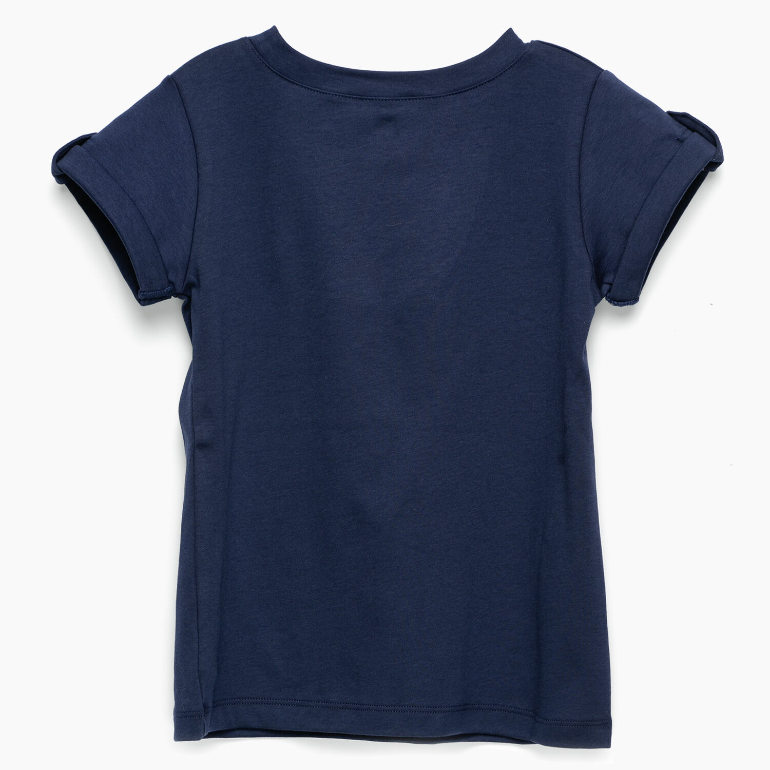 Polera Azul Coraz&oacute;n Rojo Algod&oacute;n Peruano image number 1.0