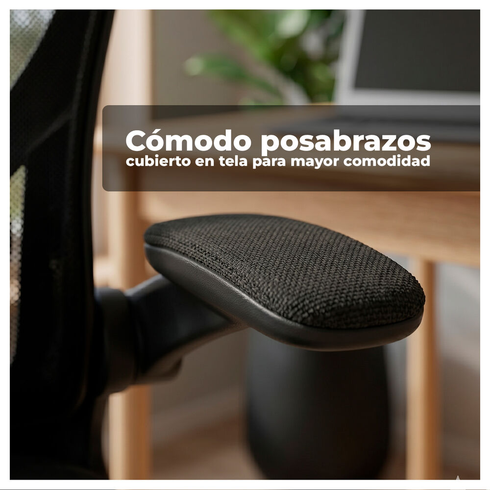 Silla Oficina Ergon&oacute;mica Reclinable Apoyacabeza image number 6.0