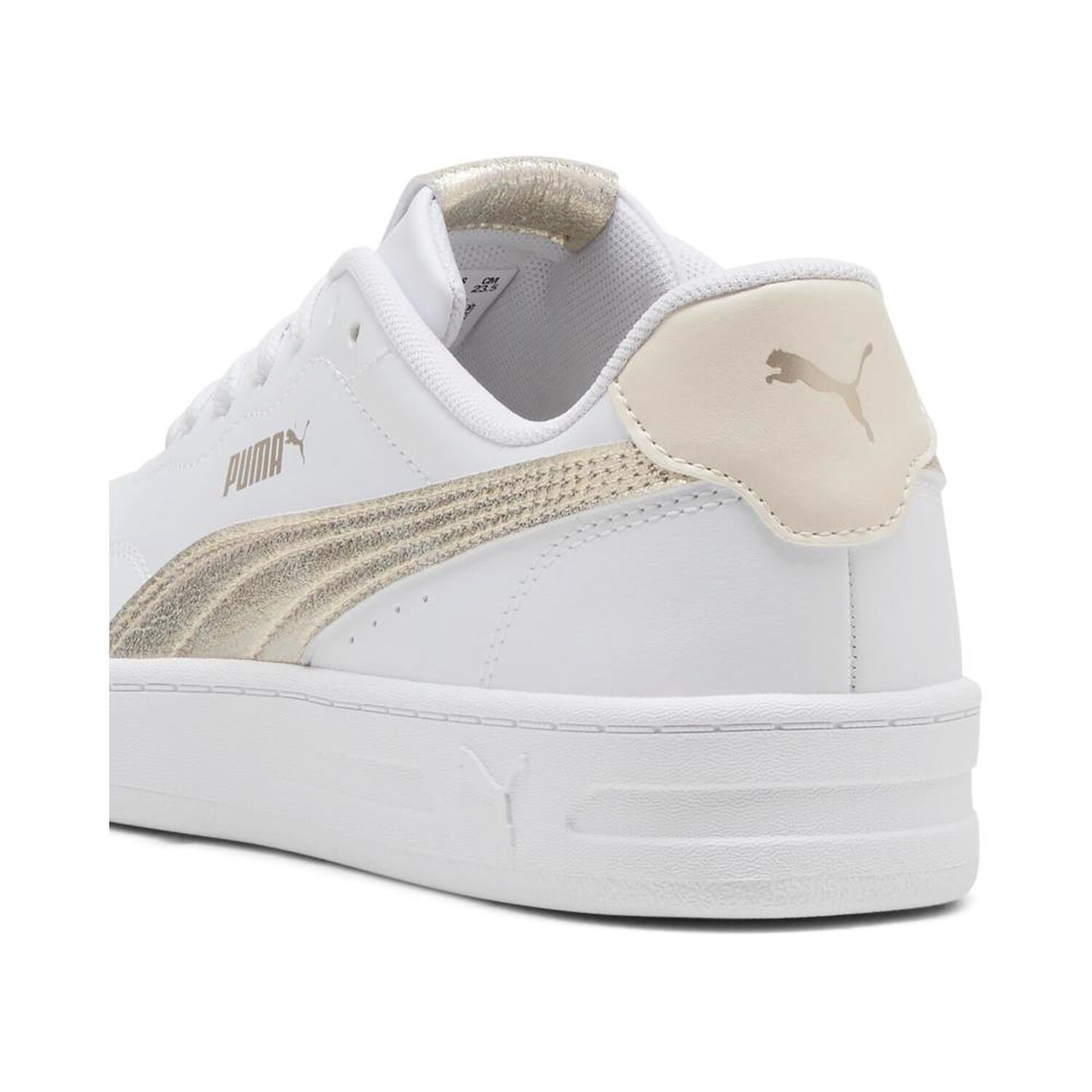 Zapatilla Urbana Mujer Puma Court Lally Metallic Whisper Blanco image number 2.0